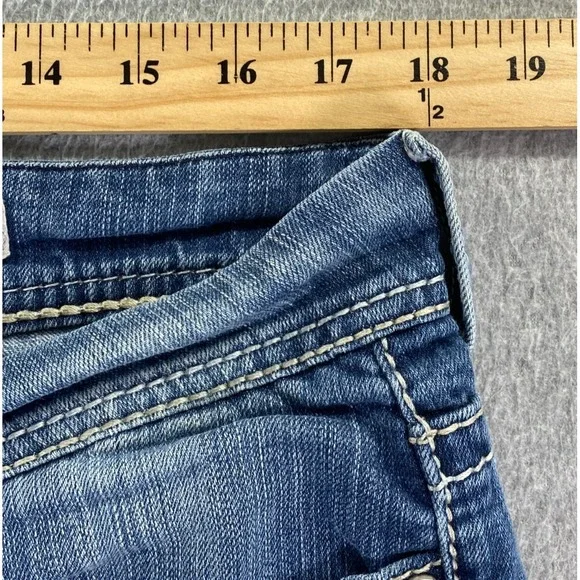 BKE Payton Jeans Women's 32R Boot Cut Stretch Casual Faded Cowgirl (Fits 36x30) - Picture 7 of 13